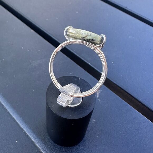 Tanzania Imperial Opal Sterling Silver Ring - Picture 6 of 12